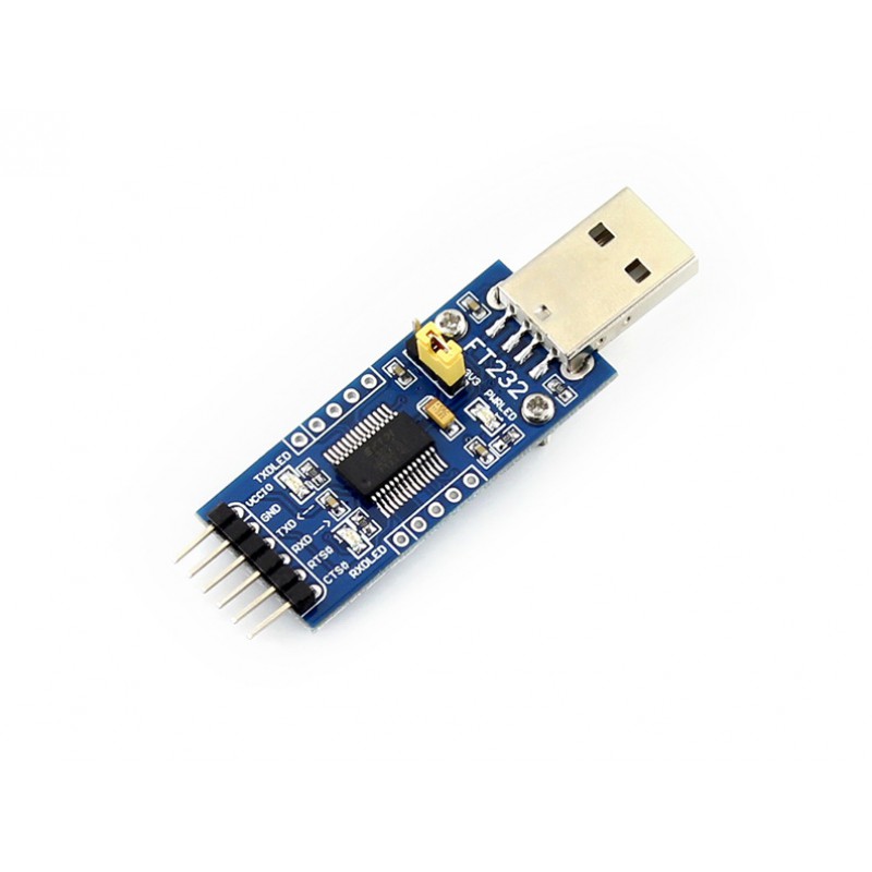 Модуль связи FT232 USB-UART (TTL), разъем USB-C/USB-A