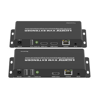 PII-51200(HDMI1.3, 200 м, KVM)Комплект удлинителя HDMI через Cat6, поддержка KVM, 4K, 60 Гц, 4:4:4, USB/IR, PoC, HDR, HDCP 2.2