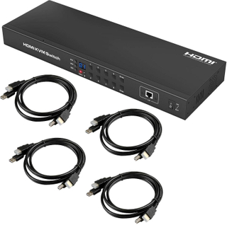 Пользовательский 8X1 HDMI KVM-переключатель, 8 портов